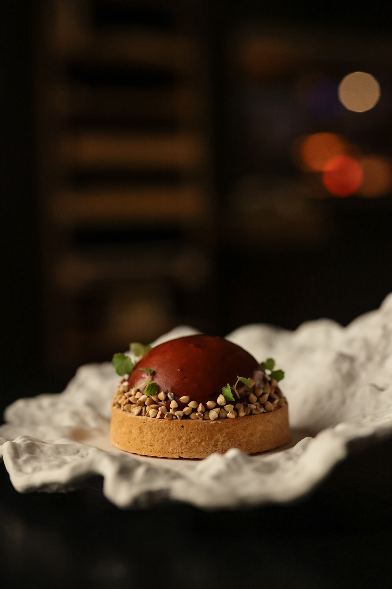 Tartelette chocolat et sarrasin
